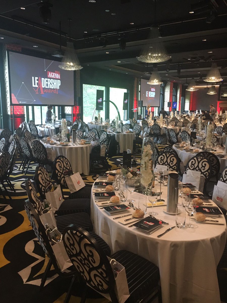 The room is looking beautiful for this afternoon's Women's Agenda Leadership Awards. Fingers crossed for Xref's COO Sharon Blesson #WALA2017