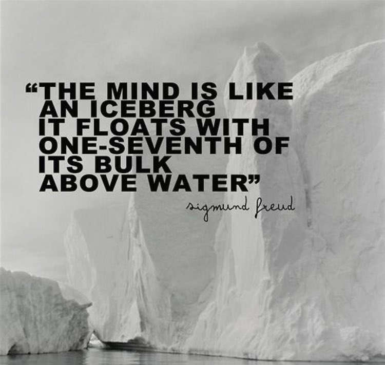 sigmund_freudf's tweet photo. The remaining being the unseen... unconscious mind. https://t.co/yXM22awZO9