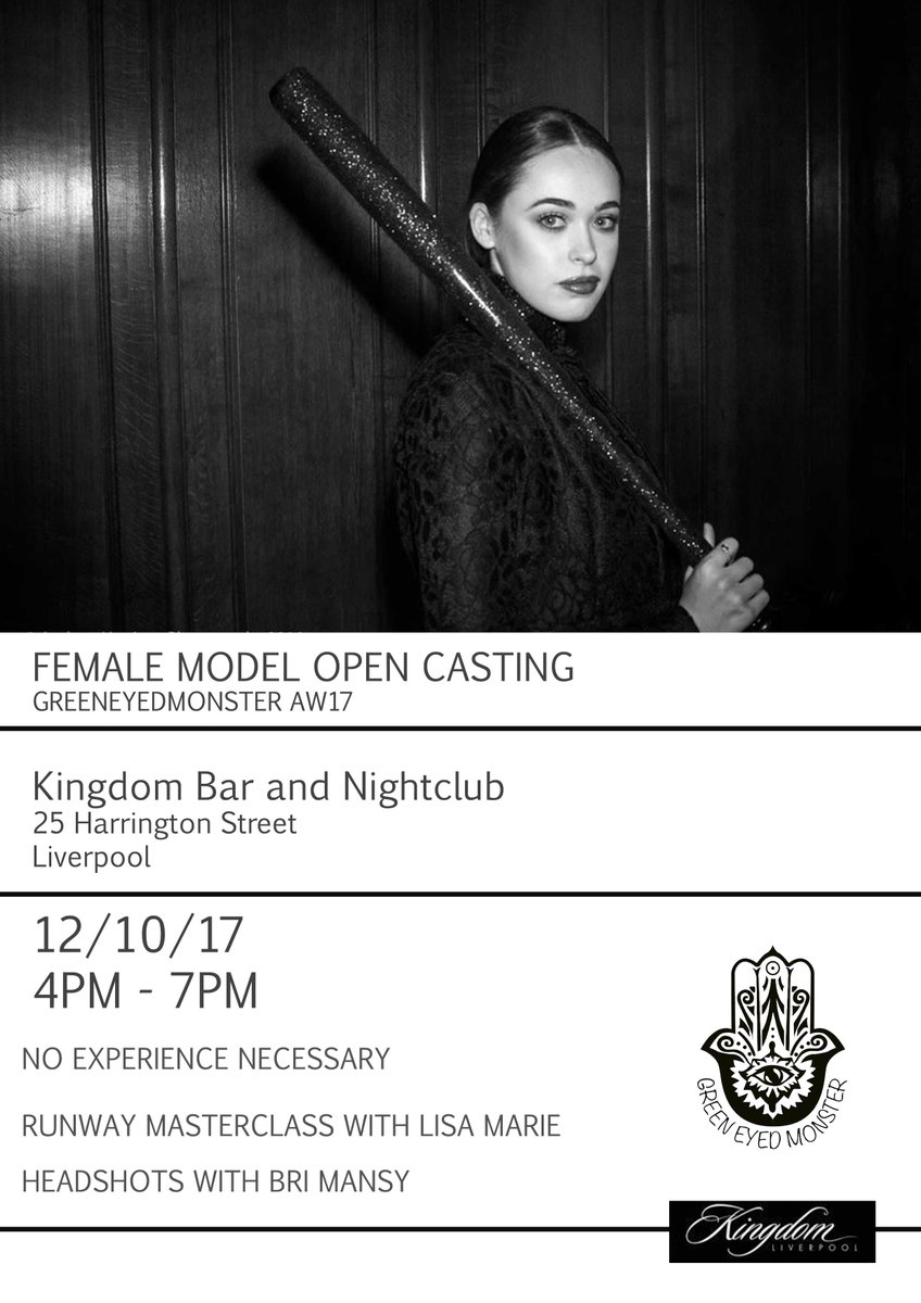 scouse_crank's tweet photo. CASTING CALL THE 12th NOVEMBER 4-7 PM @kingdom_bar COME ALONG NO EXPERIENCE NECESSARY BRING YOUR HEELS AND GET YOUR GAME FACES ON WE HAVE A RUNWAY MASTERCLASS WITH OUR @lisamariequeenb AND HEADSHOTS WITH @mansy.photography WE WILL SEE YOU THERE DOLLS ✨💯💕🙌🏻💥 https://t.co/D69QhNi9Q0