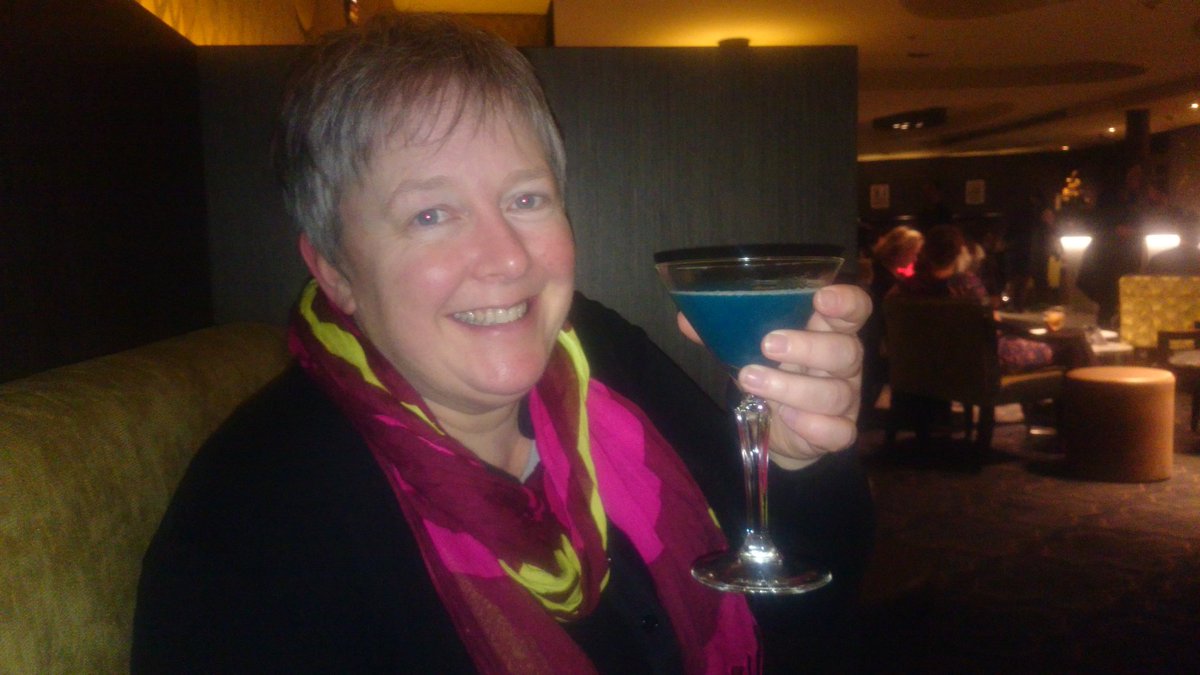 BrendhanC's tweet photo. @BogleSarah is drinking a cocktail called Tears in the Rain at the Embassy's Black Sparrow bar, wonder what movie we're about to see? https://t.co/lUzoV5FcJ4