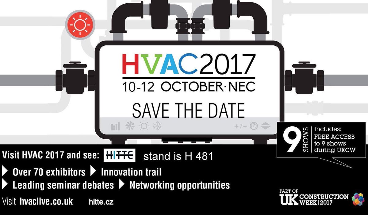 konvectorhitte's tweet photo. We are glad to see you atHVAC2017 during UK Construction Week, #Birmingham Our stand is H481.Our company is looking for a partner in the UK. https://t.co/79lCBLS0xK