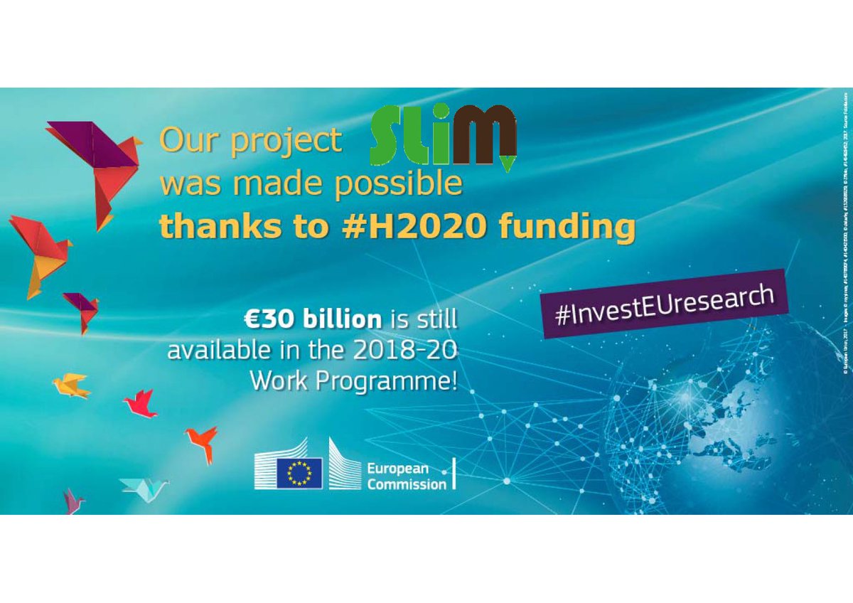 Our project SLIM was made possible thanks to #H2020 #InvestEUresearch!