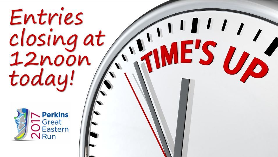 Only four hours left until entries close at 12 noon for this year's #PGER  🏃  bddy.me/2xm1h9e