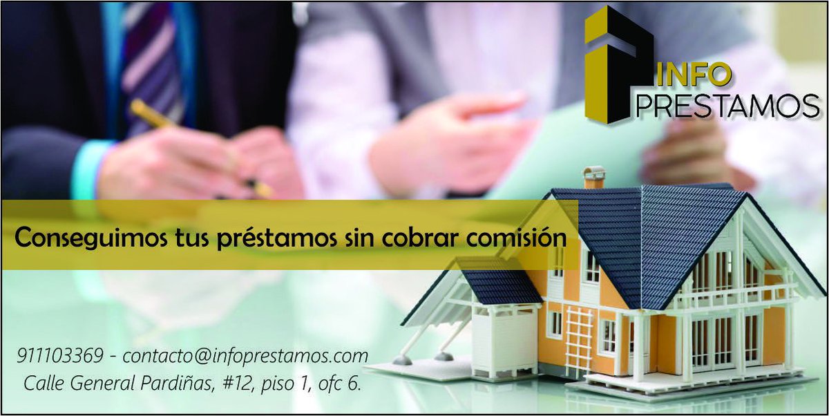 InfoprestamosEs's tweet photo. No te cobramos comisión por tu préstamo https://t.co/J04sxKReyG