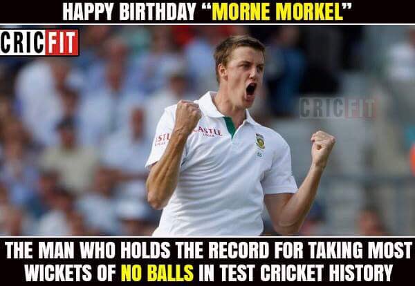 Happy Birthday Morne Morkel. 