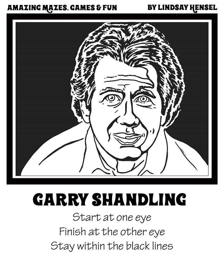 LindsayHensel's tweet photo. #GarryShandling #games #amazingmazes #fun #trythismaze https://t.co/XCccbZNsbe