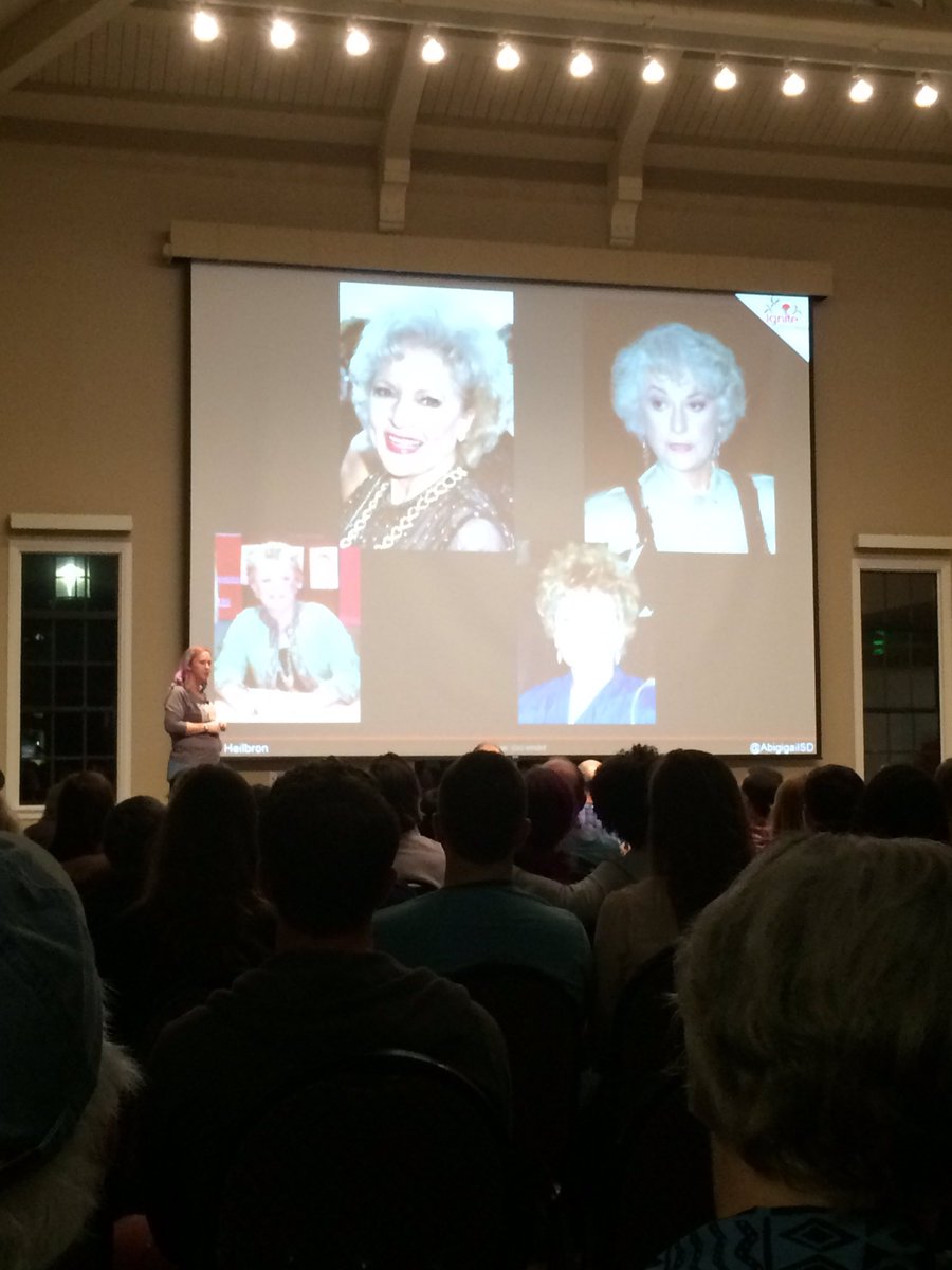 "These four women taught me to embrace differences." <a href="/AbigigailSD/">Abigigail (She/Her)</a> on the lessons of The Golden Girls #ignitesd