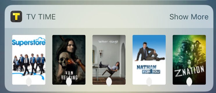 NaDsY_'s tweet photo. @tvshowtime just wondering what the white circles do in the new update? https://t.co/erwvjfheQE