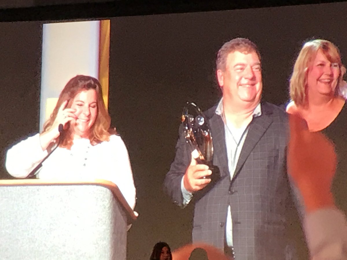 mkadlacek's tweet photo. Congrats Karla @lovescritters46 - @IntelisysCorp Inaugural Chuck Mache Award! #WellDeserved #channelconnect2017 https://t.co/qd2oWoDX3q
