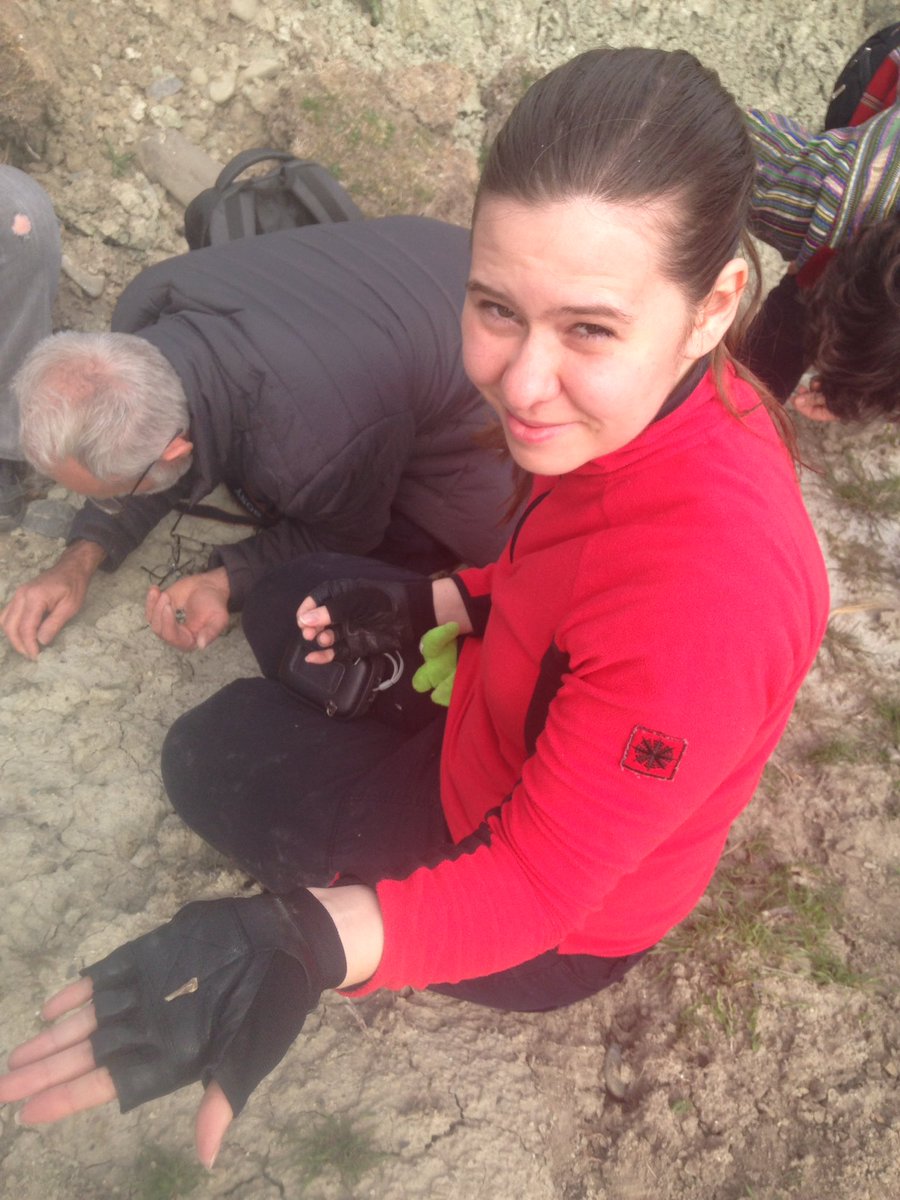 jillian_garvey's tweet photo. Guess what we found on our post #CAVEPS2017 field trip to St Bathans, duck fossil. @implexidens #ducksarecool https://t.co/WPWwxDTXTo