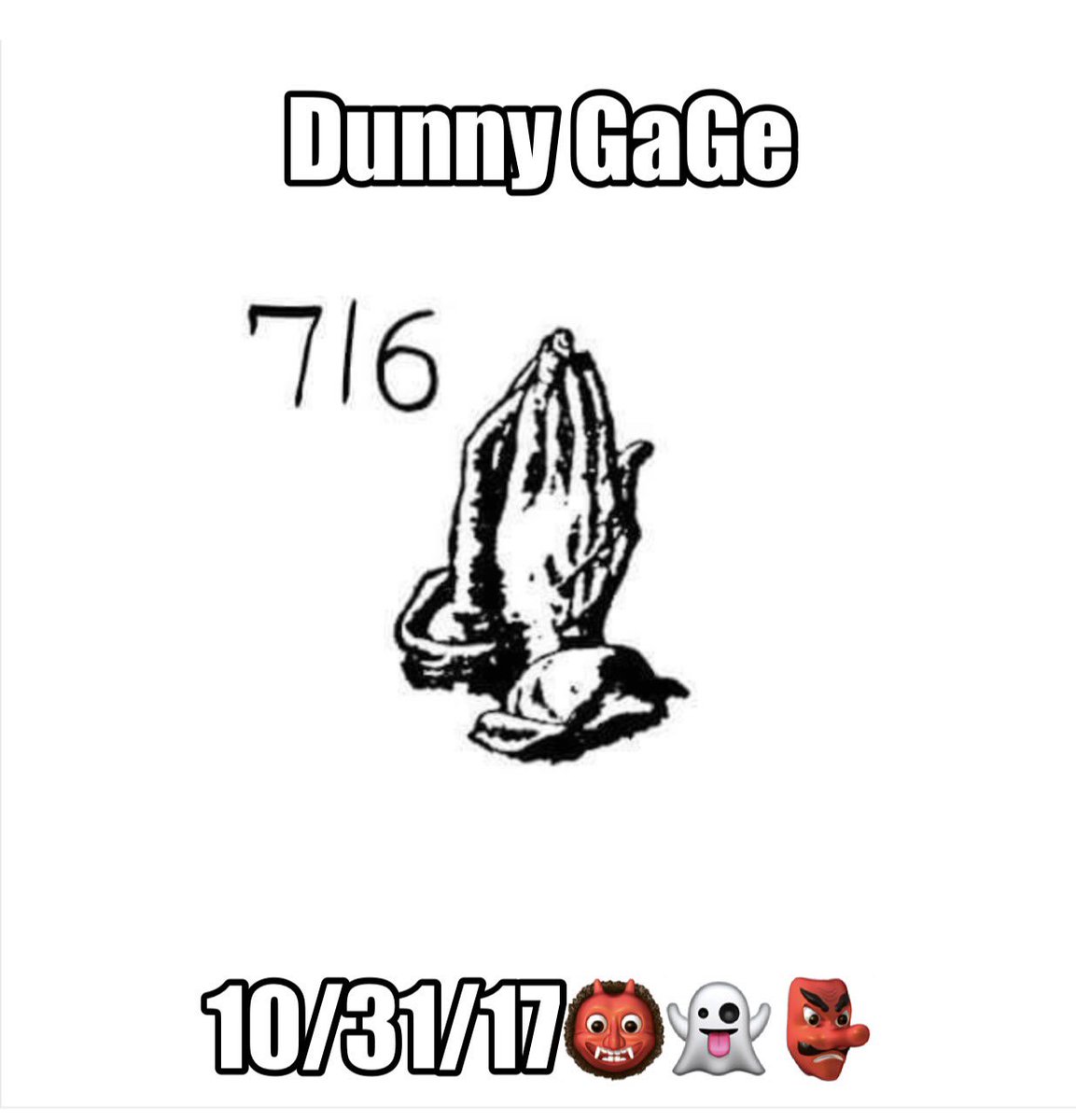 FranklinGanG's tweet photo. It's About to get #spooky #holloween #DunnyGage #716 #God https://t.co/WBjOgeHF40