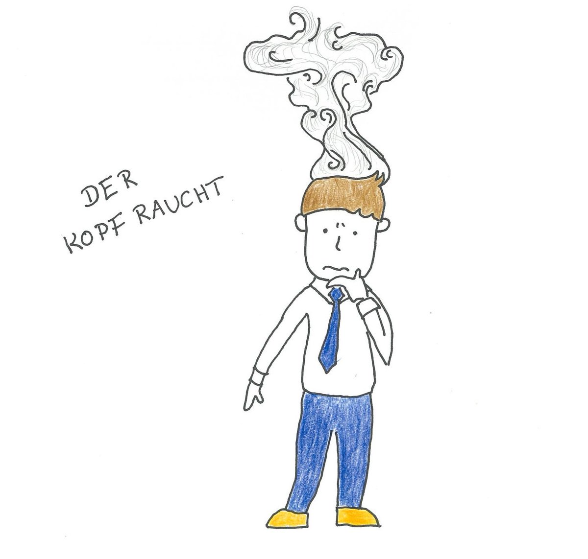 公財 日独協会 Japanisch Deutsche Gesellschaft على تويتر 今日のドイツgo Der Kopf Raucht 直訳 頭から煙が出る 意味 機械を長い間使うと熱くなり 熱すぎると煙が出ます 脳も機械だとしたら Der Kopf Raucht は煙が 頭から出てくるぐらい 集中すること 例