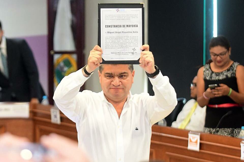 Jessykvelazquez's tweet photo. Felicidades a nuestro Gobernador Electo #RIQUELMEGobernador 👍🇲🇽 https://t.co/JJ0hm2jitS