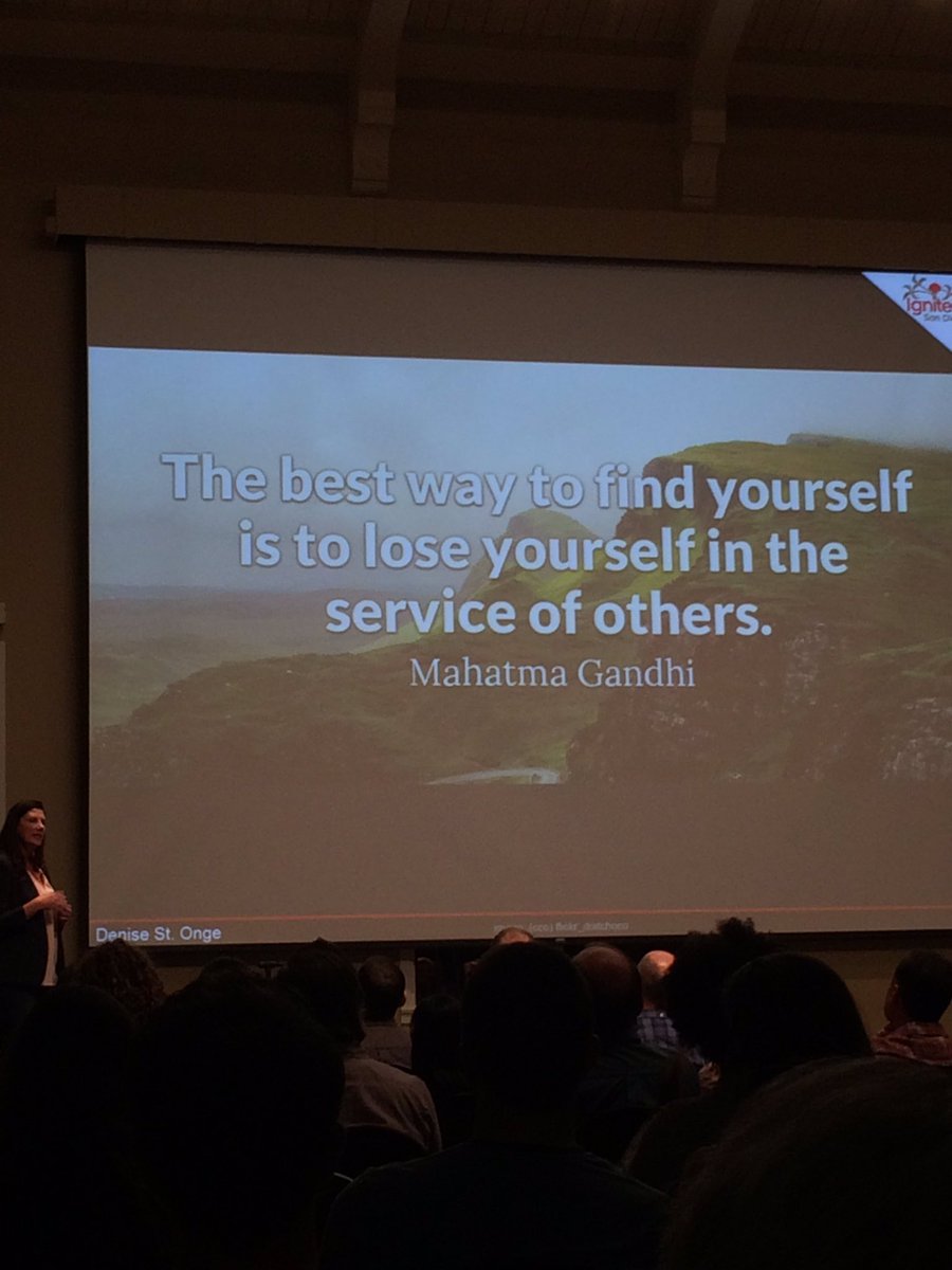 "4 out of 5 of the happiest countries in the world have compulsory national service." Denise St. Onge #ignitesd