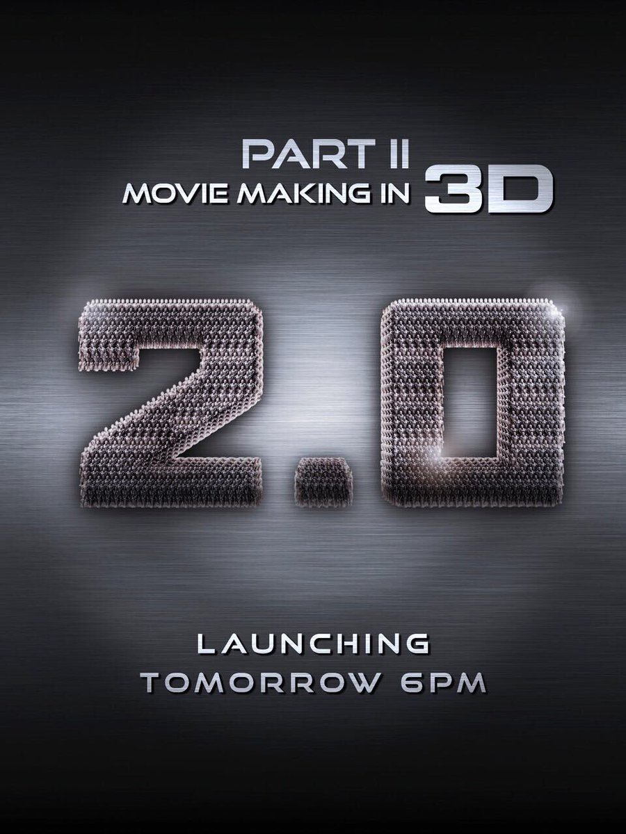 SanjeevNohara's tweet image. Friends @akshaykumar sir  @superstarrajini sir and @iamAmyJackson starrer #Robot2Point0 movie making part 2 in 3D coming tomorrow at 6 pm.🔥🔥