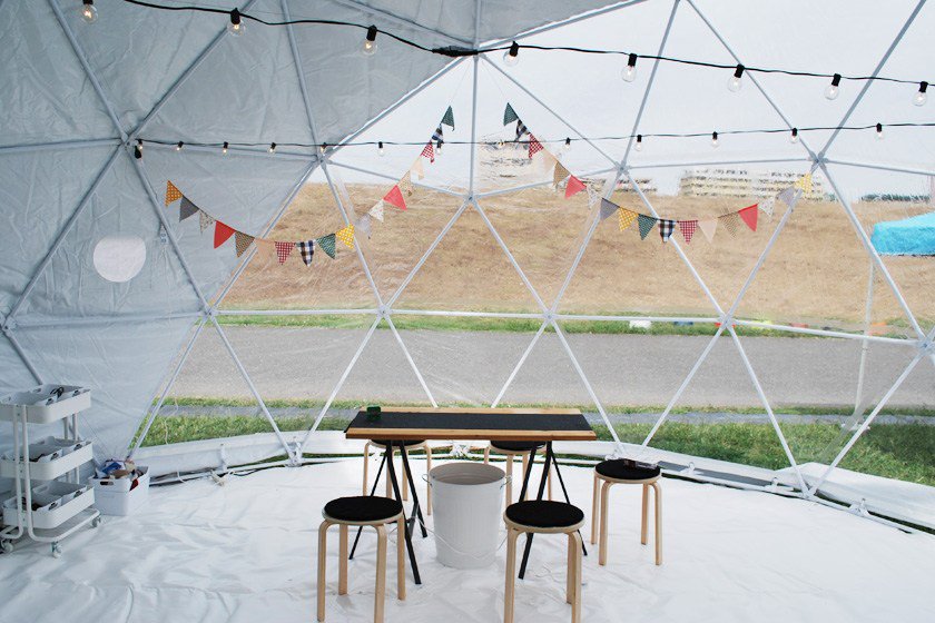 淀川アーバンキャンプにてワークショップ開催いたしました。 glamping-japan.com/urbun-camp-yod…