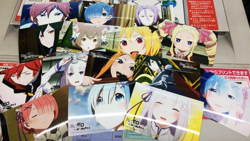 ローソン Re ゼロから始める異世界生活 のオリジナルブロマイドを店内のマルチコピー機サービス ローソンプリント で販売中です ローソン Rezero リゼロ T Co I2geumnlrw