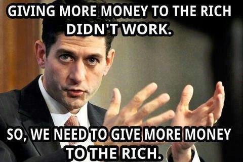 CMDR_Paylor's tweet photo. @Norberta36 #GOPBudget is more of the same 30+ yr long redistribution of taxpayer $$ away from our pockets & into their handlers pockets. #KochBudget https://t.co/Dotkc904GS