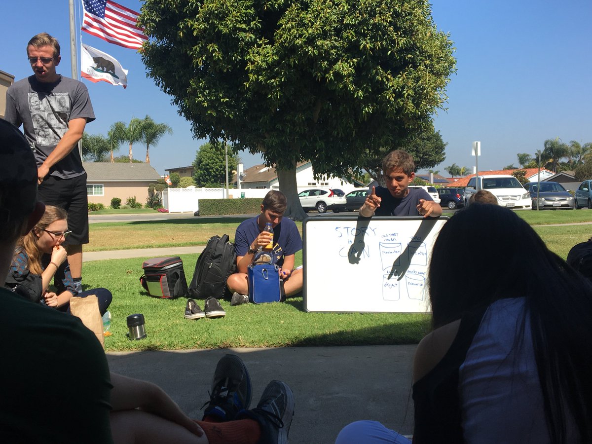 BCHighSchool's tweet photo. Our #BC #warriors collaborating and learning how to develop filmmaking skills #501films! Check out their work at https://t.co/HosLoCkgWI https://t.co/aBtOHGoxeG