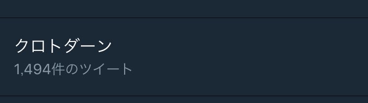 クロトダーン Twitter Search Twitter