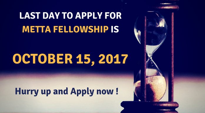 Apply for Metta Fellowship today at - mettafellowship.org or write to us at metta@nasscomfoundation.org.
