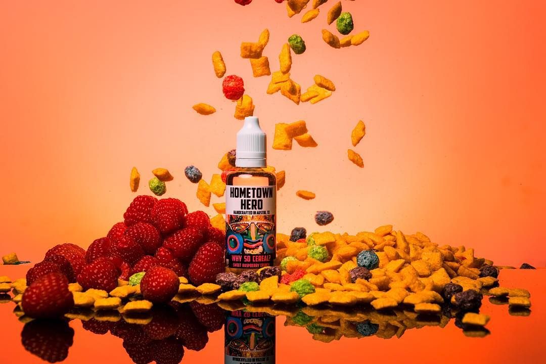 vapeJCVC's tweet photo. Why So Cereal is a breakfast for champions. Sweet raspberry crunch cereal drenched in milk https://t.co/QE7euKbZ6E #hometownheroatx #maxvg https://t.co/ecep1ZlWH1