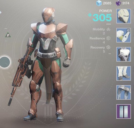 Destiny Titan Legendary Armor