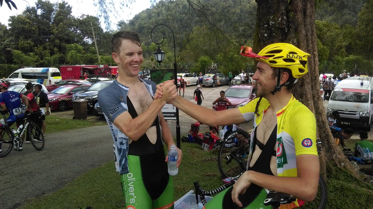 News just in! <a href="/Brendondavids/">Brendon Davids</a> has kept the race lead by 25sec!!!! #JM2017 #OLI #GREENTEAM