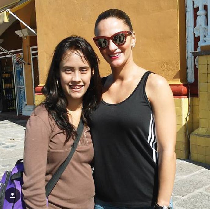 Con Mariana Seoane en Cholula Puebla. Hace dos años.😄