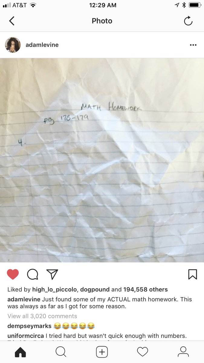 _danaLo's tweet image. I am @adamlevine #remedialmath