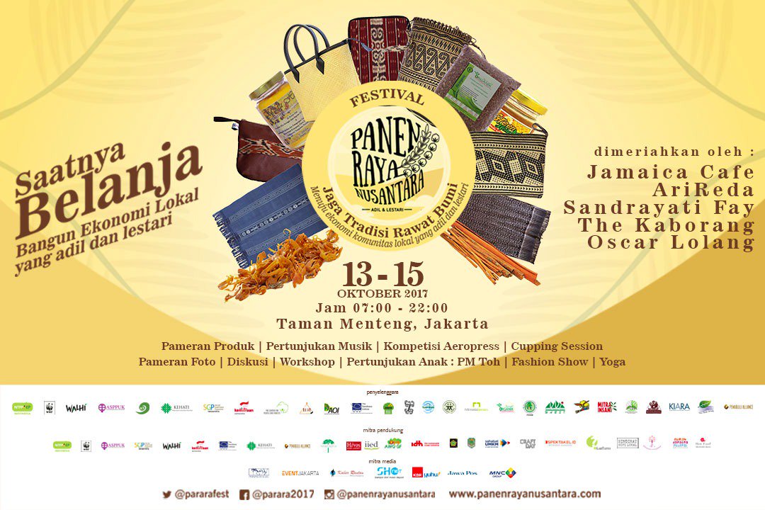 Parara 2017 <a href="/parara2017/">Panen Raya</a> agendaku.id/festival-panen…