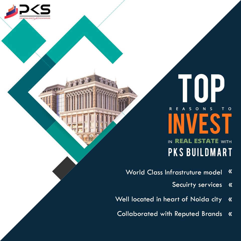 pksgroup2016's tweet photo. Top 4 Reasons to invest in real Estate with #PKS #Buildmart Explore More:- https://t.co/eivvrx6JKl #RealEstateCompany https://t.co/Qb5CY188oQ