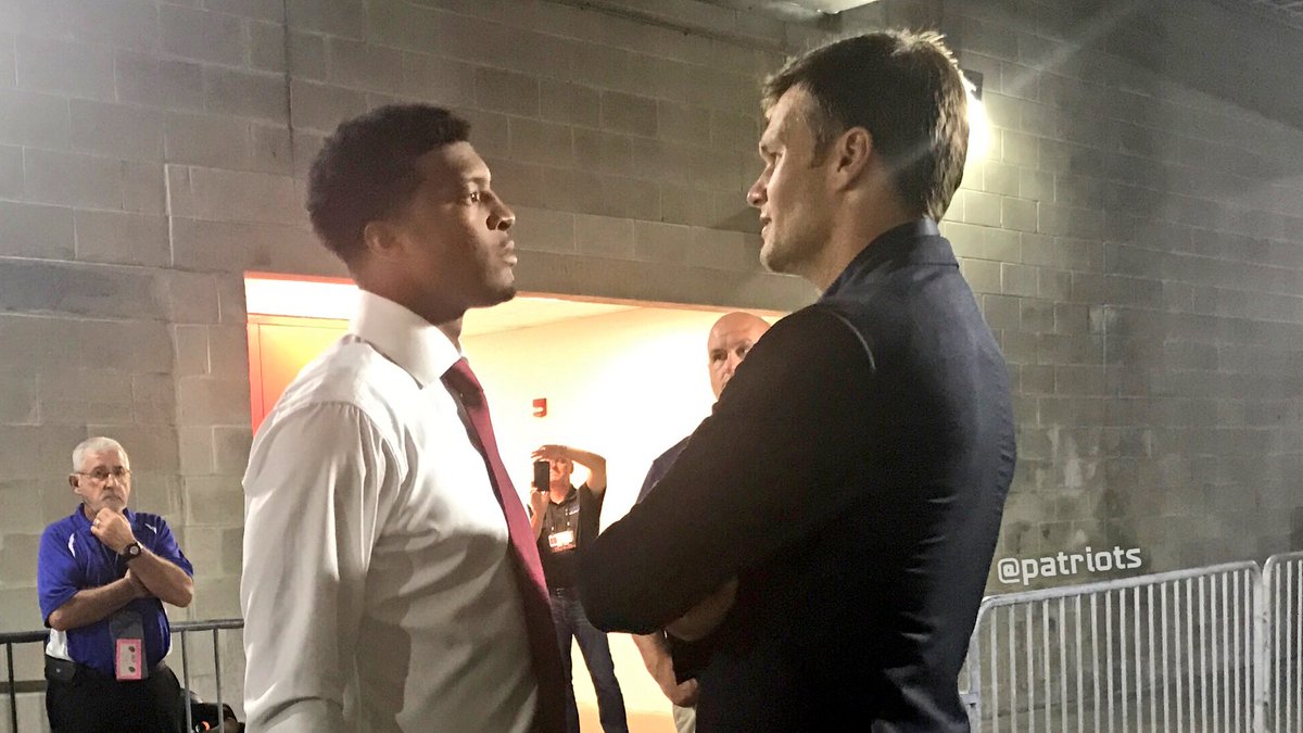 Patriots's tweet image. QBs.