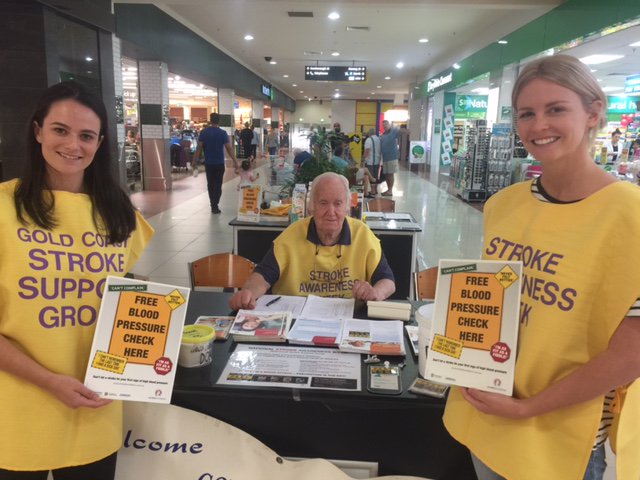 strokefdn's tweet photo. Cheers Colin and #speechie students @Griffith_Uni for talking #strokeweek2017 to Australia Fair @WestfieldAU @SpeechPathAus #fightstroke https://t.co/HSwuH7bbSG