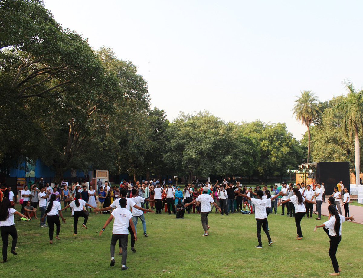 incredibleindia's tweet photo. More from IITTM NOIDA Flash Mob #ParyatanParv2017 #IncredibleIndia https://t.co/QP53wVQTj5