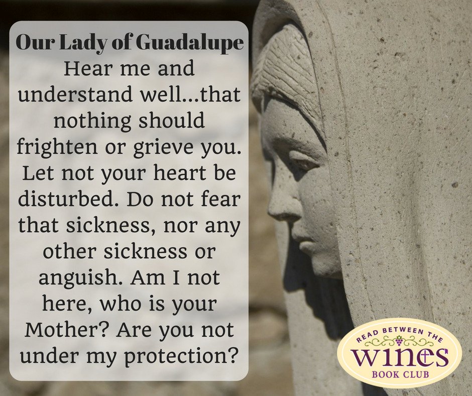reconciledtoyou's tweet photo. #PrayWithWine @wine_ministry #OurLadyofGuadalupe #Autumn #BookClub #saintquote https://t.co/BXAd86ux8M