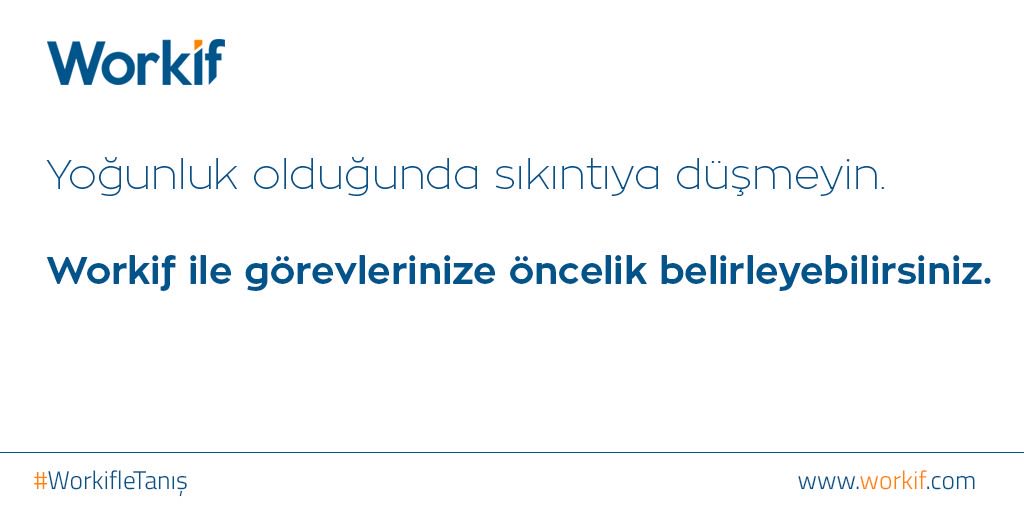 Workifcom's tweet photo. 15 gün ücretsiz deneyin, iş hayatının kolaylıklarıyla tanışın. #Workif #İşler #Yolunda #WorkifleTanış
https://t.co/Sd7UYp4wG9 https://t.co/CKg8neoeTh