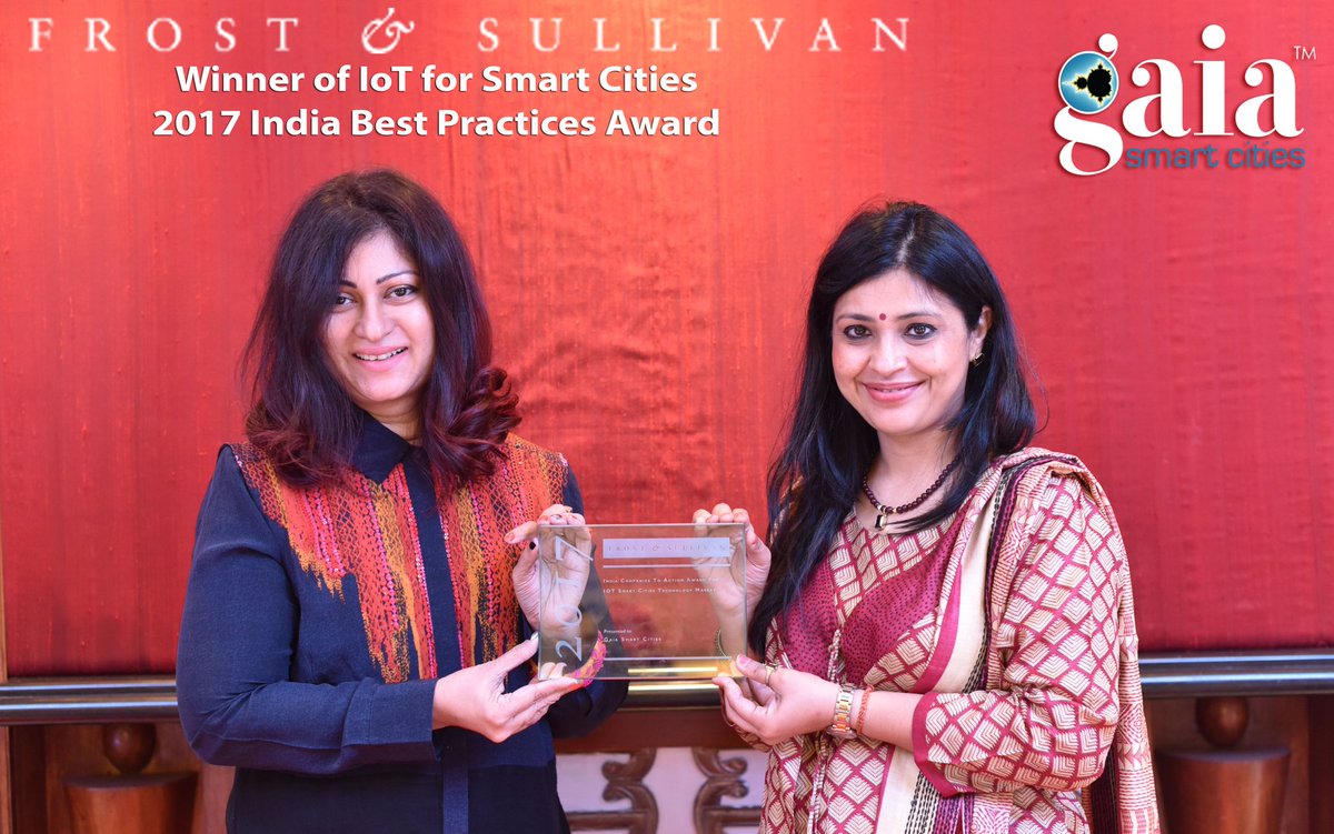 <a href="/GaiaSmartCities/">Gaia Smart Cities</a> wins <a href="/FrostSullivanAP/">Frost & Sullivan Asia-Pacific</a> #CompaniesToAction award for #IoT for #SmartCities. Congratulations team for creating an impact.