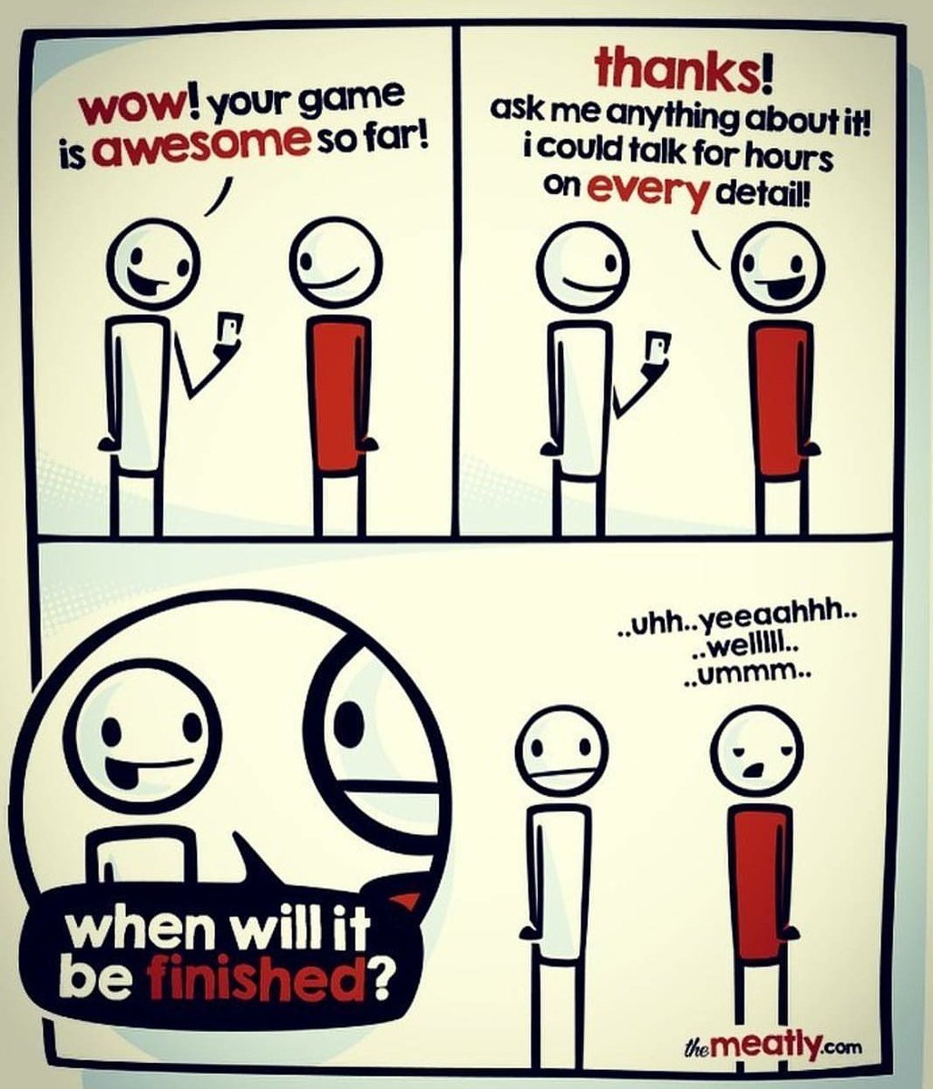 Game__Developer's tweet image. Game developers can understand... #gamedev #indiedev #gamedevelopment #time #work