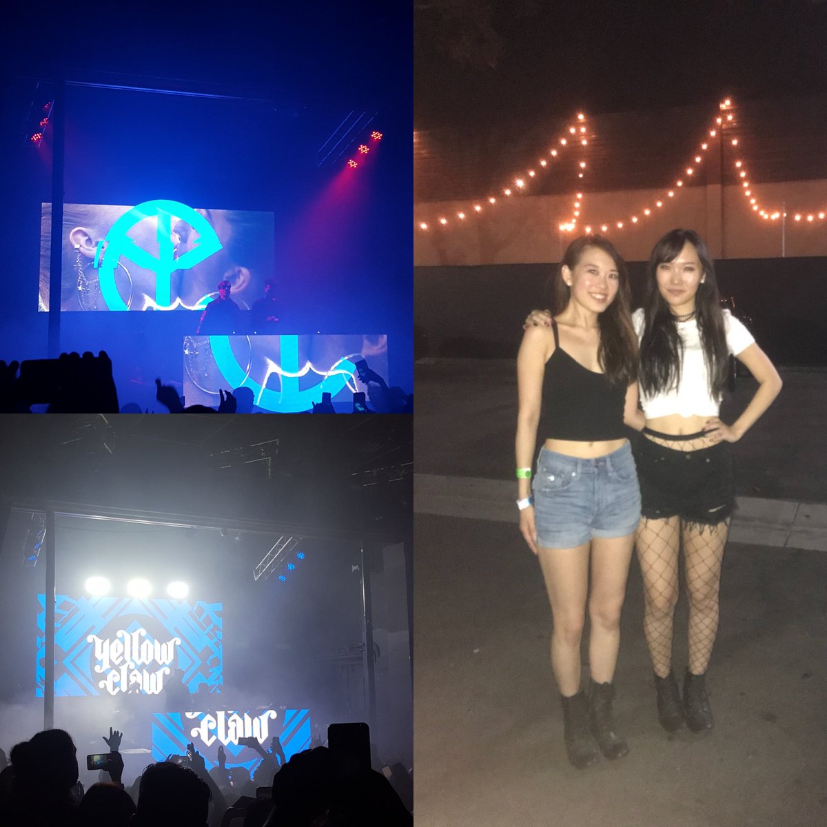 Swtnsimple's tweet photo. #tbt sissy night out at @YELLOWCLAW #headbangers #ilovebass #crowdedaf #technosong 😌 https://t.co/jATu3mLVxB