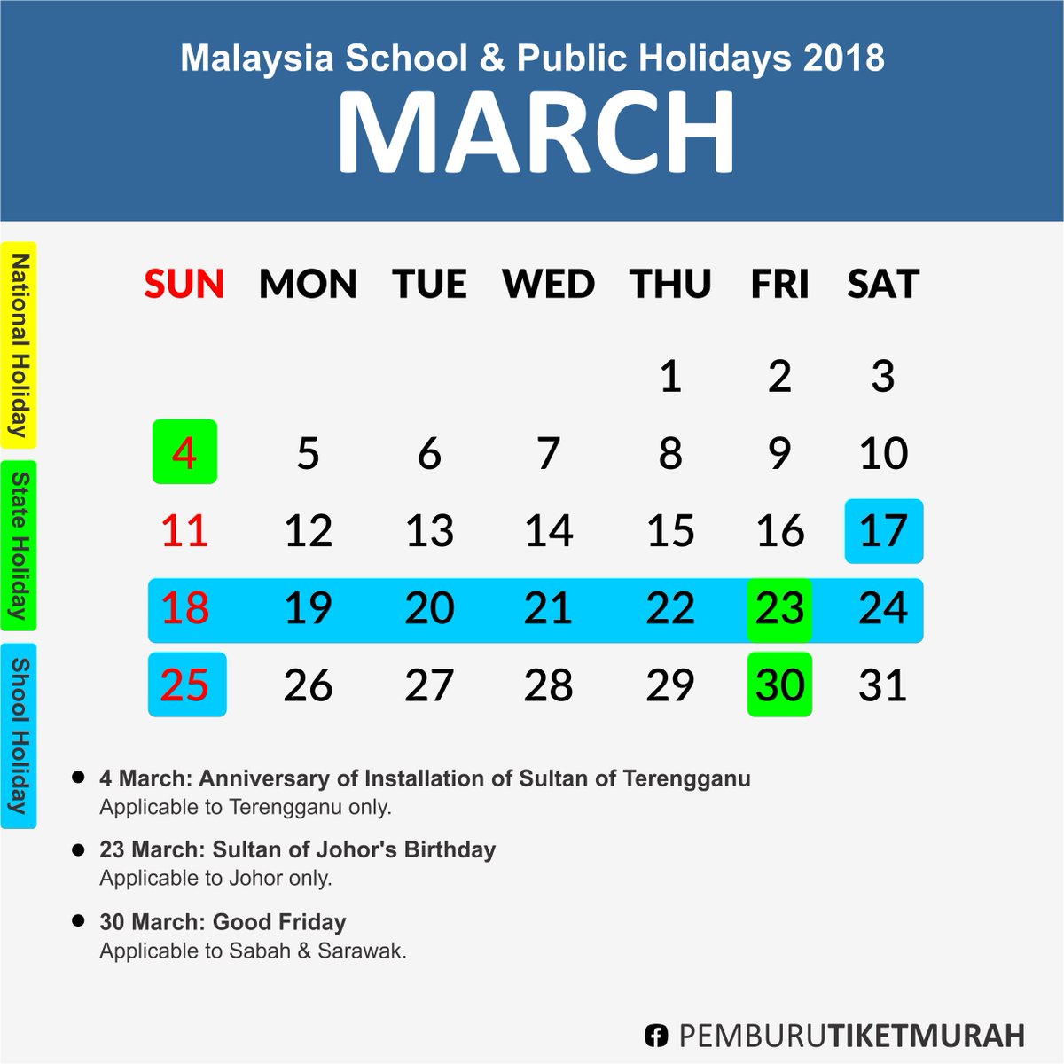 Kalendar Cuti Umum Dan Cuti Sekolah 2020 Calendar 2020 Calendar Periodic Table