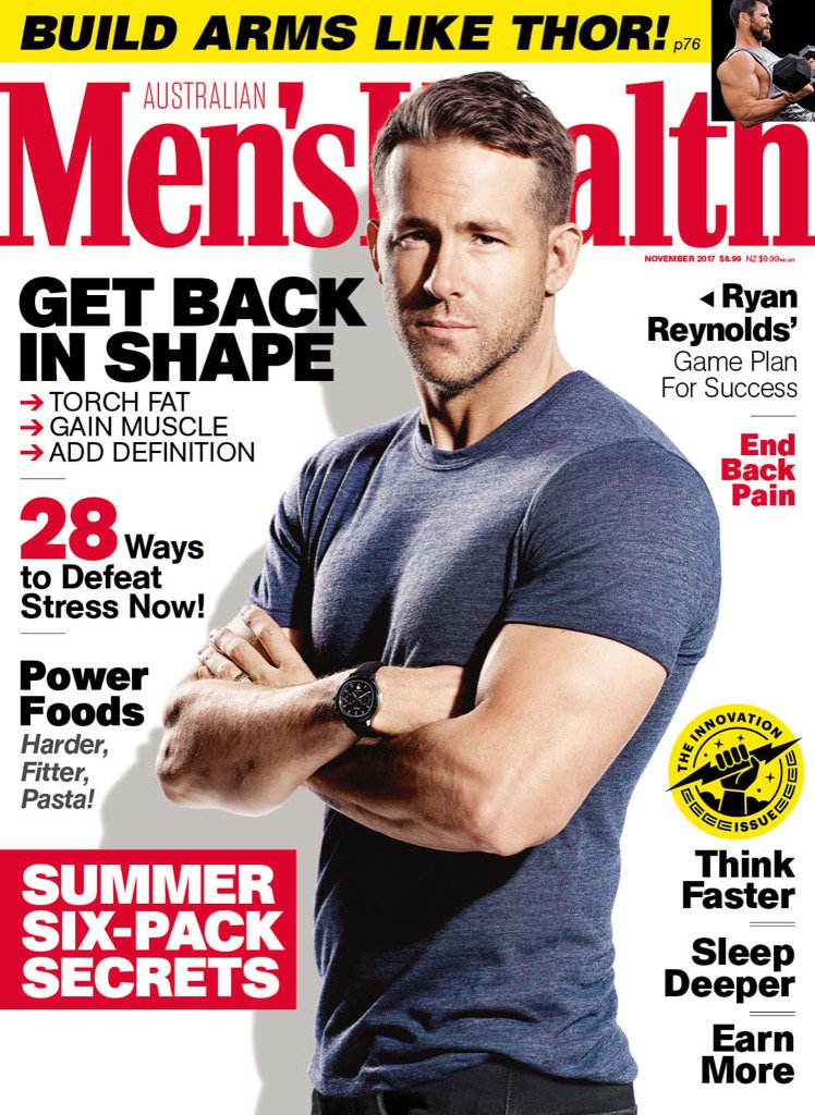 Luke Benedictus (@lukebenedictus) on Twitter photo Pecs, drugs & sausage rolls - it's all there in our new issue. Plus <a href="/Reynolds_R/">Ryan Reynolds</a>, of course. Out Monday! Pecs, drugs & sausage rolls - it's all there in our new issue. Plus <a href="/Reynolds_R/">Ryan Reynolds</a>, of course. Out Monday!