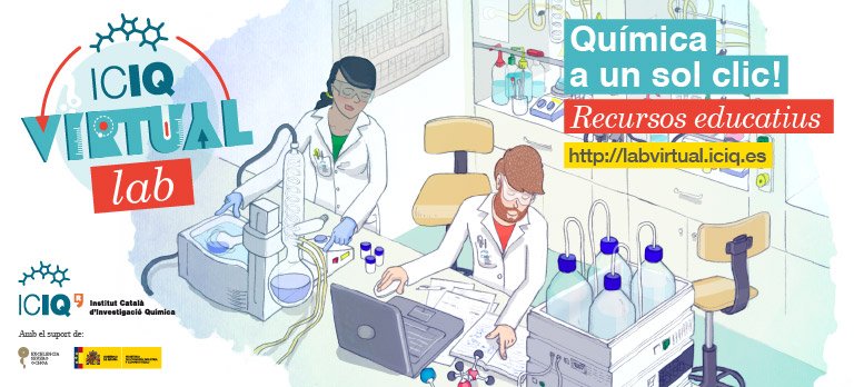 ICIQchem's tweet photo. Lanzamos nuestro "Lab Virtual" – una nueva plataforma educativa y de divulgación. ¿Nos ayudas a difundirla? 👉🏼 https://t.co/BAq3TA7xPz https://t.co/Oi1GArSKl9