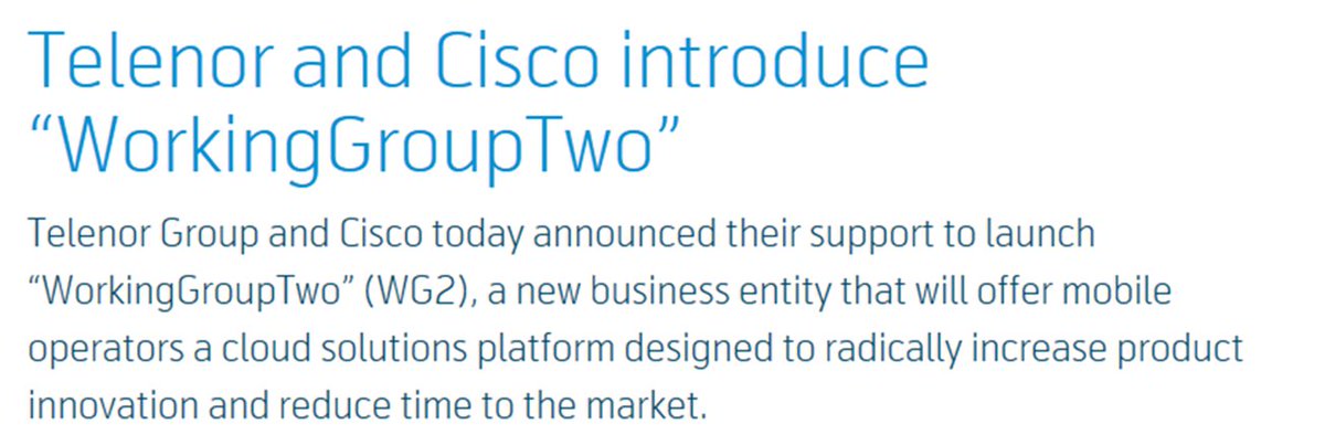 Telenor_TGS's tweet photo. When @TelenorGroup partners with @Cisco this can only mean that exciting times lie ahead https://t.co/0zqcT6J3m5 https://t.co/den8us4PQs
