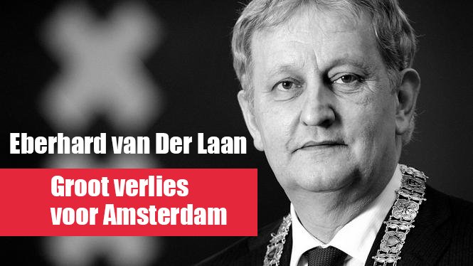 Dank u wel voor alles burgemeester. #eberhardvanderlaan #amsterdam 
Wij wensen de nabestaanden veel sterkte toe.