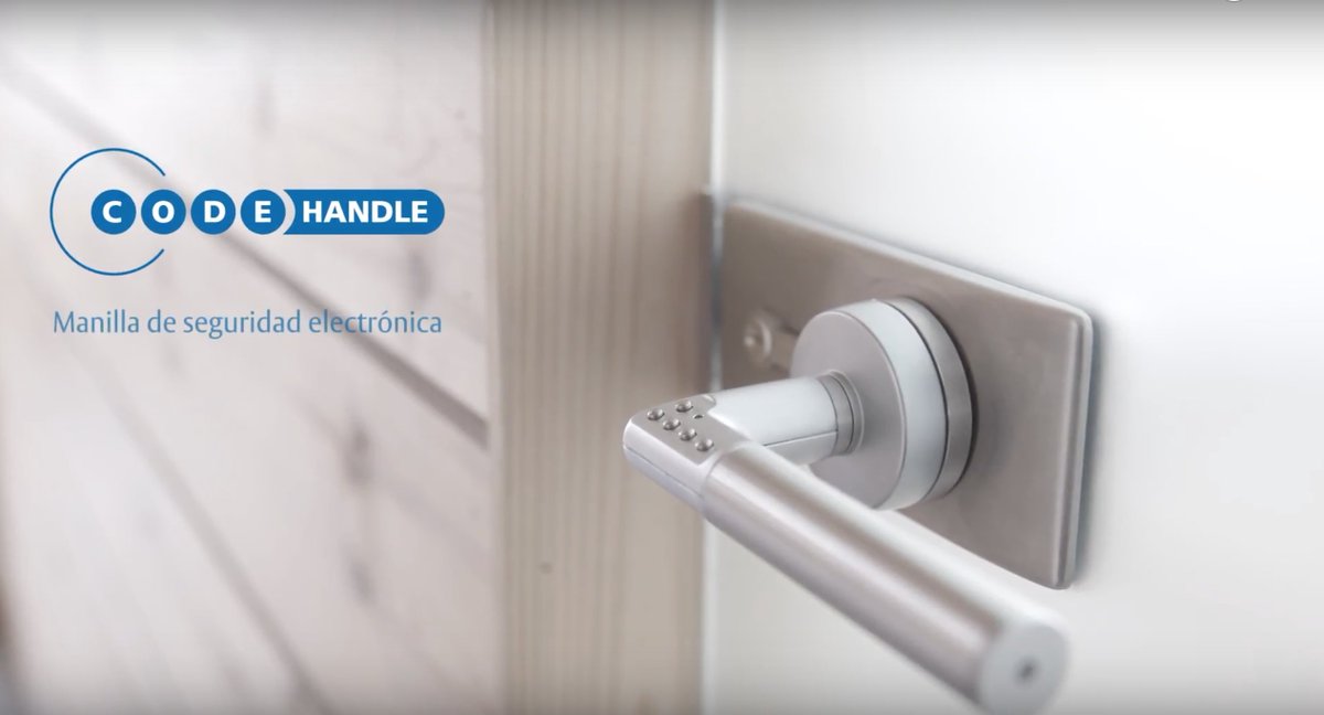 TESAASSAABLOY's tweet photo. Manilla #CodeHandle, perfecta para oficinas, almacenes, áreas privadas... sólo necesitarás un dedo para entrar https://t.co/OQAuTBXze4 https://t.co/uiH5sLOZa4