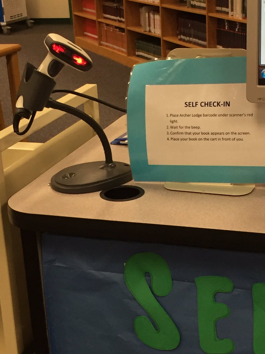 When your scanner looks like a robot greeting you when you enter the media center #medialife