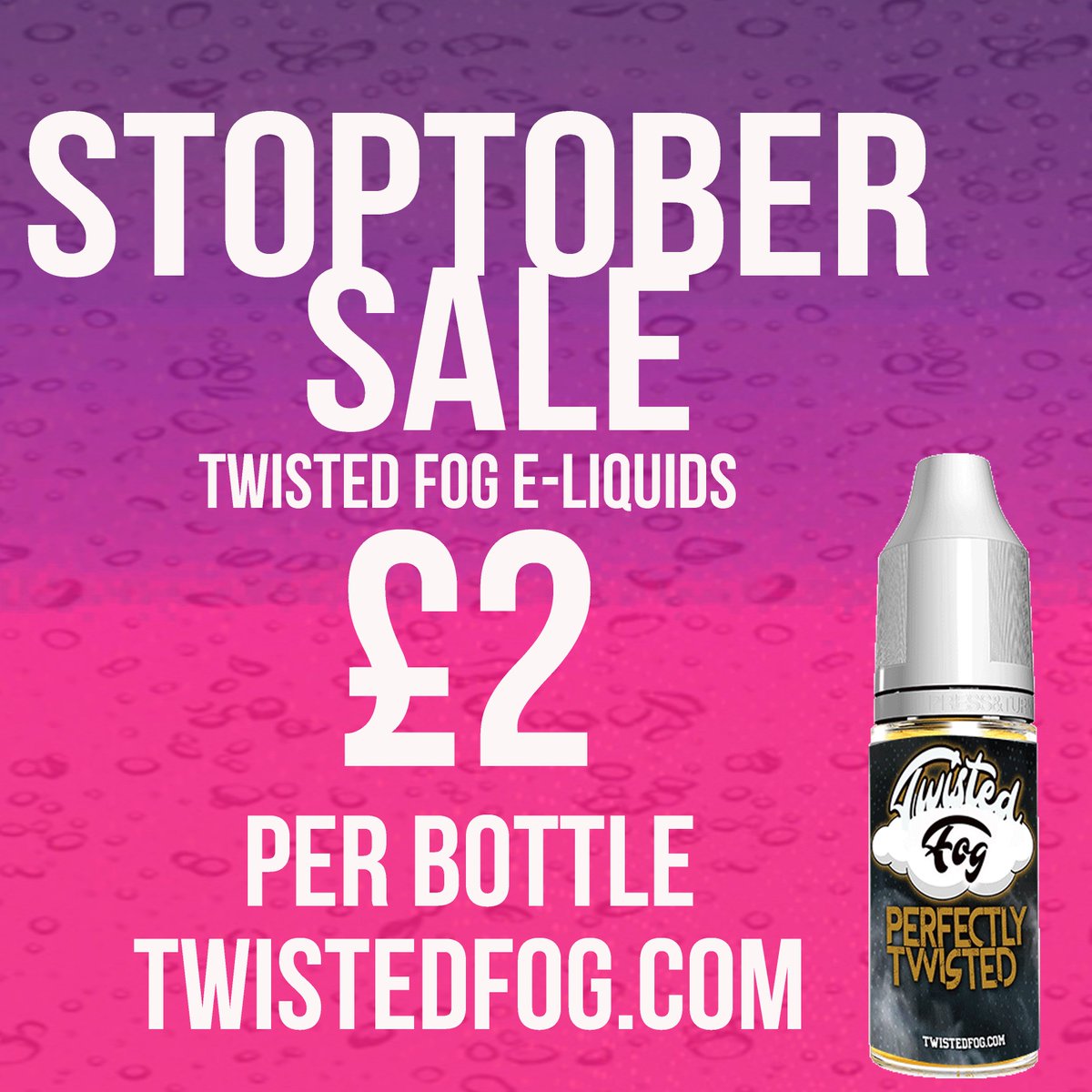 TwistedFog's tweet image. Our HUGE £2 e-liquid sale is still live on our website - buff.ly/2fLPhYb - don't miss out on your £2 e-liquids!