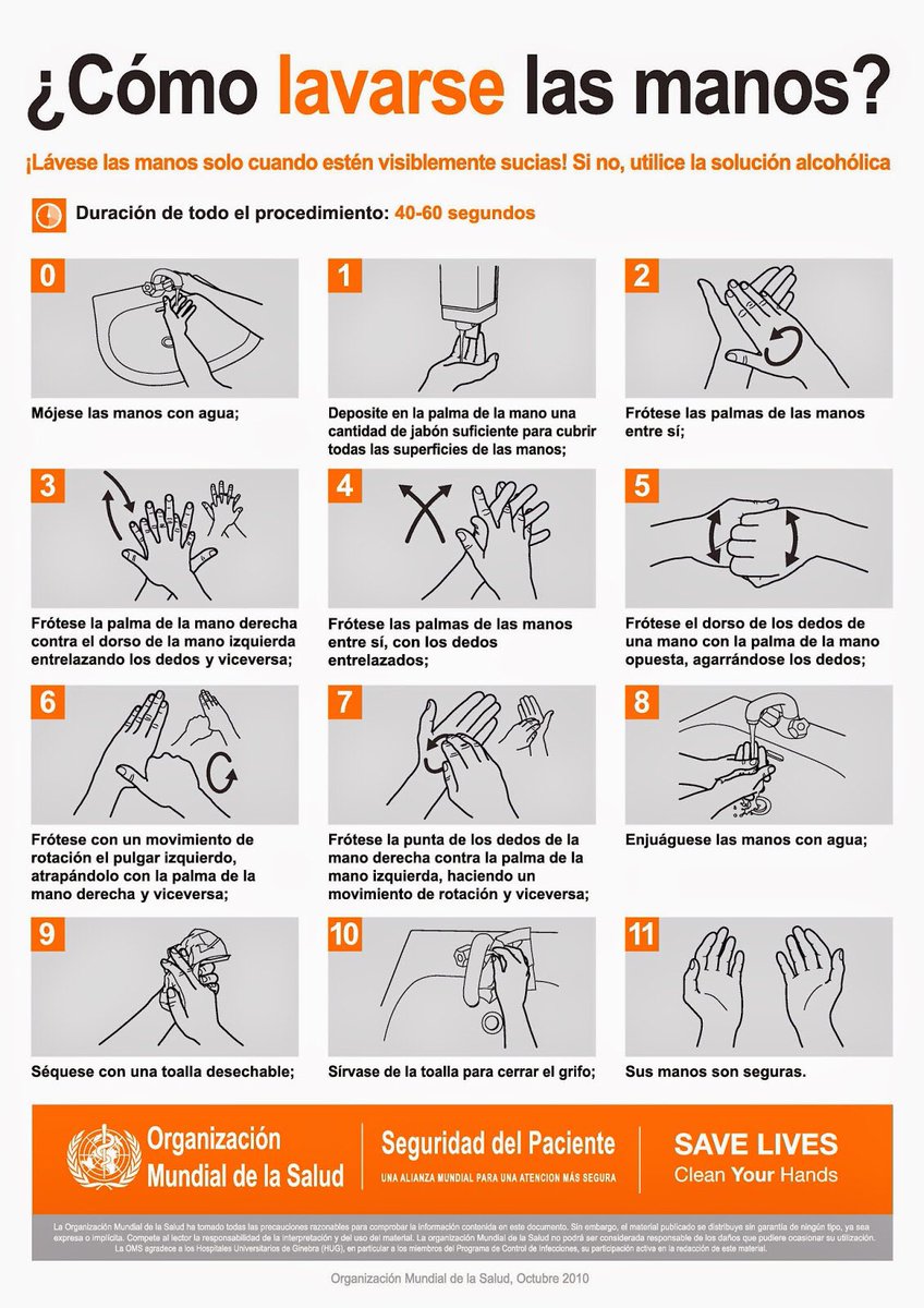 Conoces la técnica del #lavadodemanos estamos en la cuenta regresiva para el #handwashingday