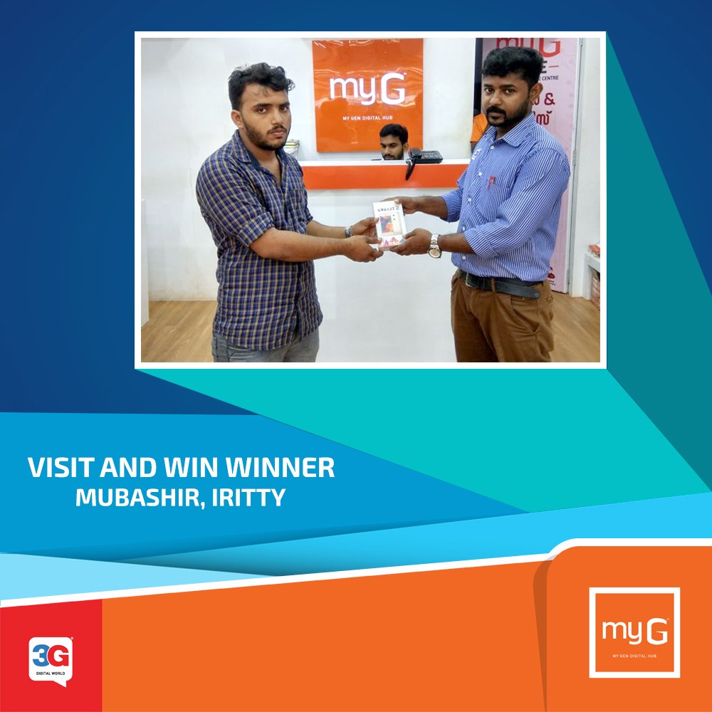 myGdigital's tweet photo. ഞങ്ങളുടെ സ്റ്റോർ സന്ദർശിക്കുവാൻ മറ്റൊരു കാരണം, വിസിറ്റ് ആന്റ് വിൻ.
#visitandwin #winners #myG #MyGMyWay #digitalhub #gadgets #smartphone https://t.co/DvVMEWFdQj